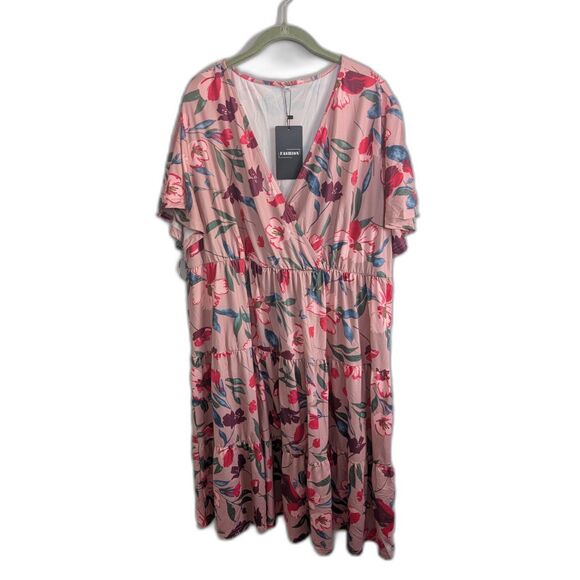 Fashion Dresses & Skirts - Fashion Women's Dress Floral 3XL